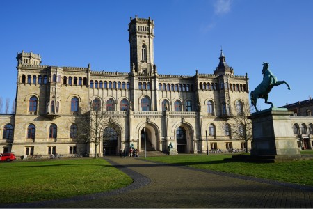 Historical university building.