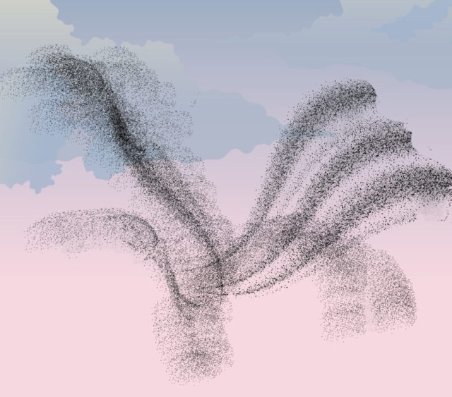 Graphic representation of a condensate of light enters a new dissipative phase separated from usual lasing by a true phase transition.